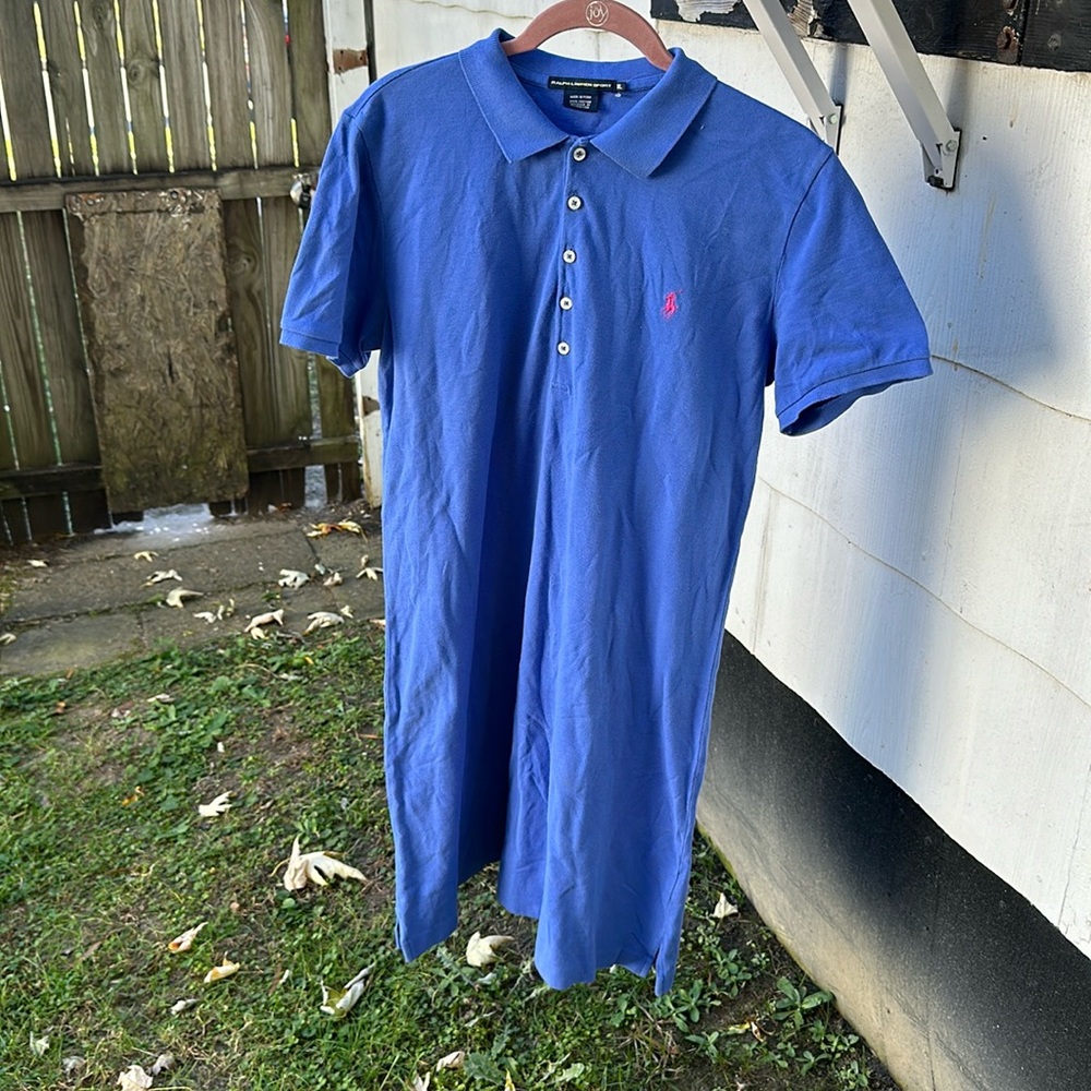 Cotton Mesh Polo Dress Ralph Lauren sport